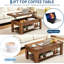 Table basse à plateau relevable avec rangement caché, bureau de table moderne pour petits espaces, table centrale en bois avec grand compartiment et tablette pour le salon-635369034
