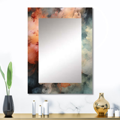 Beyond Boundaries smoke - Red Wall Mirror Decor