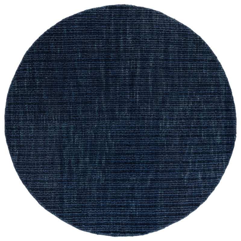 Natural Fiber Couture Handwoven Performance Solid Color Indoor Rug, Round 6'