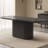 86.61" Modern Oval Black Dining Table Set with 8 Chairs for Kitchen, Bar, Living Room-420354122-420354125-415237160