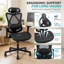 Chaise de bureau ergonomique à roulettes