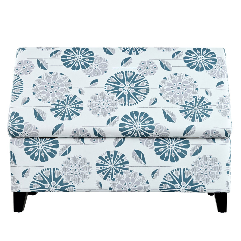 Repose-pieds de luxe avec tissu à motif floral (y compris le repose-pieds)