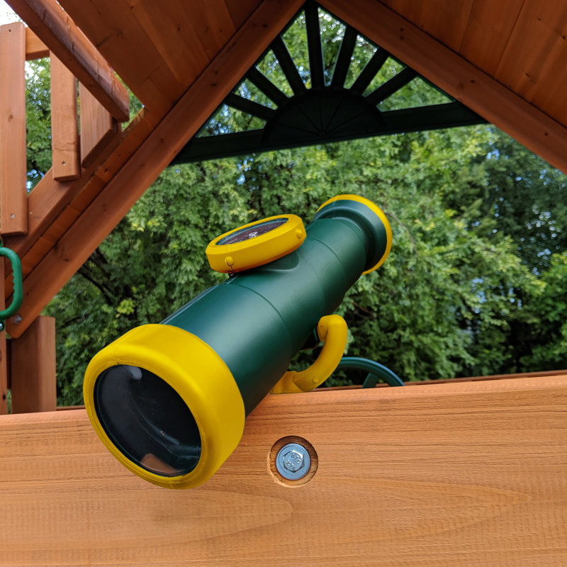 Navigator Swing Set with Wood Roof, No, Tongue and Groove Wood Roof