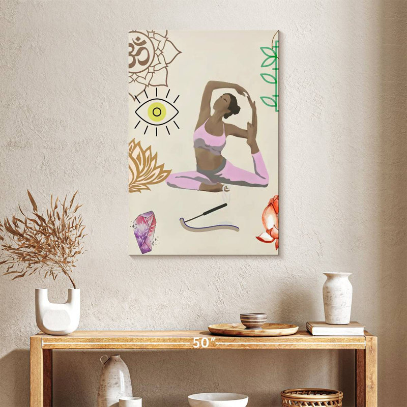 Senne Yoga Pose IV, 36" H x 24" W