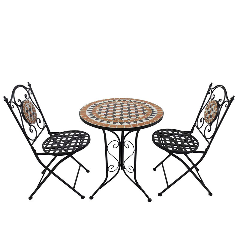 Beoll 2 - Person Patio Dining Set Round Table