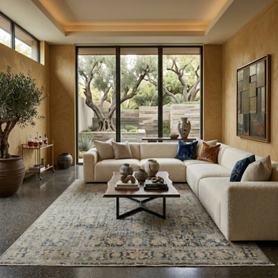 Craft Handmade Natural New Zealand Wool Indoor Area Rug