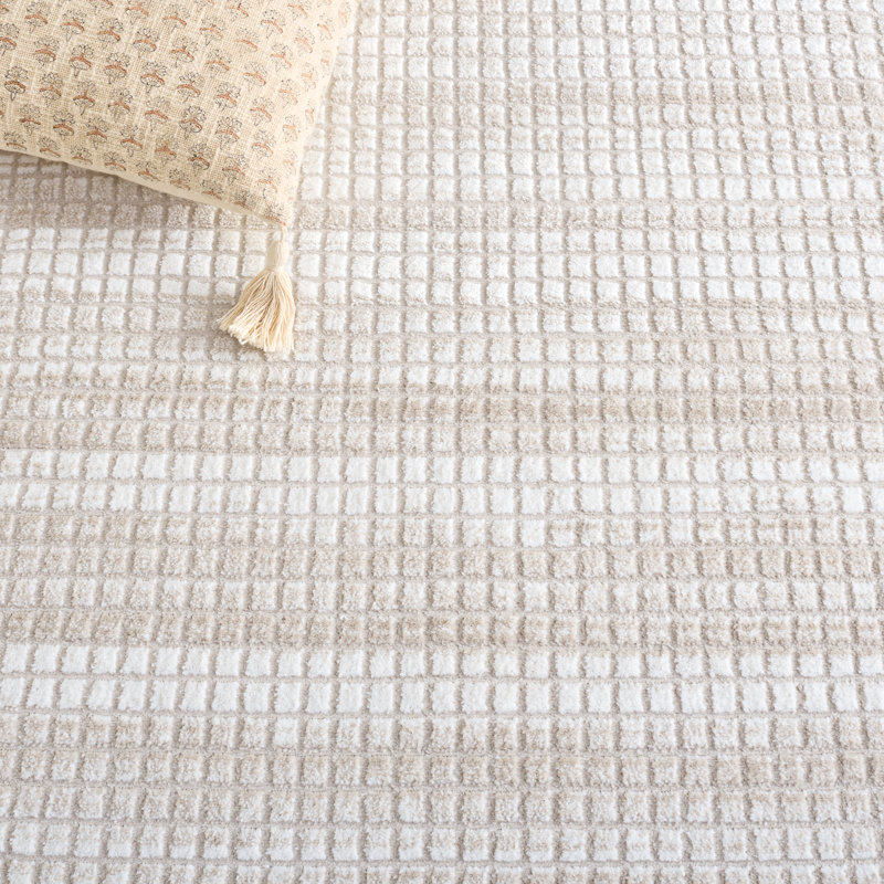 Koryun Performance Solid Color Rug, Rectangle 4' x 6'