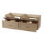 Meuble-lavabo mural flottant double 60 po Disar-126303122