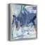 «Blue Room I», ensemble de 2 reproductions d'art sur toile encadrées