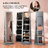 Robust Mirror,360° Swivel Full-Length Mirror,With Storage Shelves