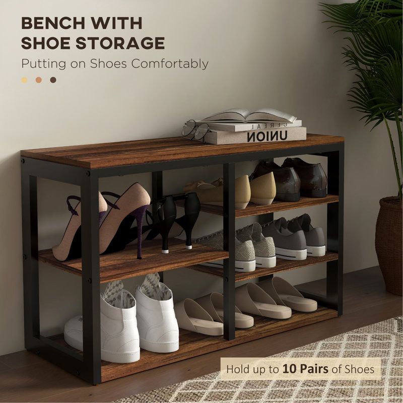 Versatile 2-In-1 Coat Rack Shoe Bench Set For Entryways And Hallways