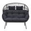 Cocona 2 Seat Standing Egg Chair-926015898