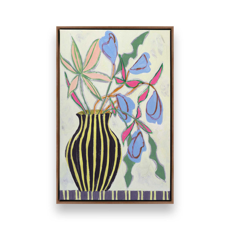 «Patchwork Vibrance II» par Melissa Wang, reproduction d'art, H 40 po x l 30 po, Brun