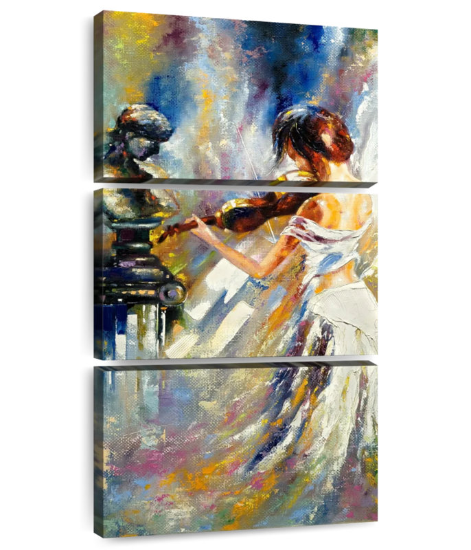 Violoniste, H 62 po x l 30 po