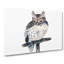 Perched Owl by Katsushika Hokusai - Wrapped Canvas-55366604
