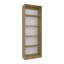 Bibliothèque Verdi, 4 tablettes, bois manufacturé Macadamia-1473849281