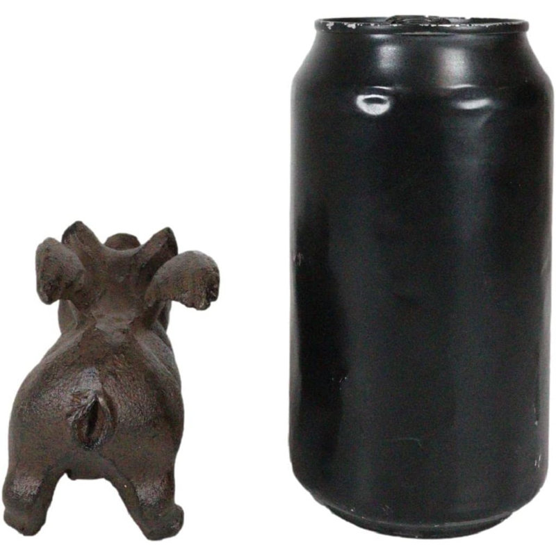 Figurine 2 pièces cochon volant fantaisiste Idessa