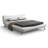 Vegan Leather Platform Bed-1839513138-1839508594