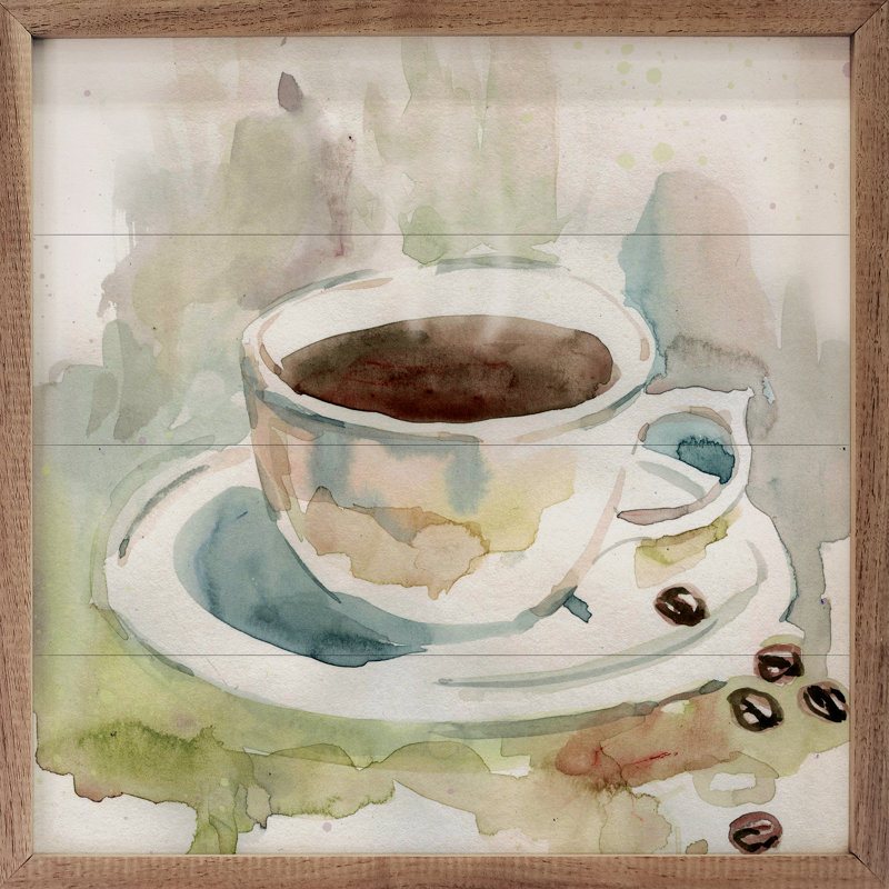 «Soft Morning Blend II» par Carol Robinson - reproduction flottante sur bois, H 16 po x l 16 po