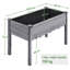 Rectangle Wood  Planter Raised Bed-227095555