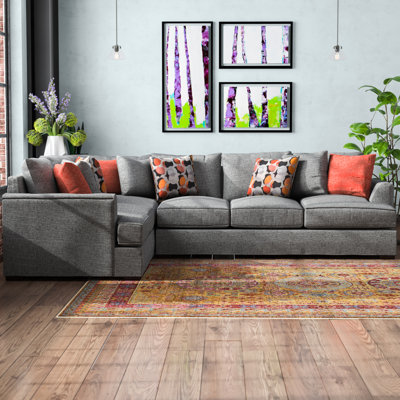 Fyffe Upholstered L-Shaped Sectional Left Hand Facing