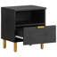 Armoire de chevet vidaXL - noir