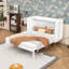 Grand lit escamotable en bois avec lattes-465326305