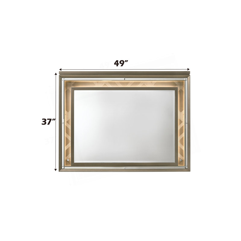 Miroir élégant à DEL avec pieds en acrylique pour les intérieurs modernes, parfait pour rehausser l'ambiance et la fonctionnalité de n'importe quelle pièce.