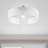 Haney Linen Blend Semi Flush Mount-1297012556-1297012545
