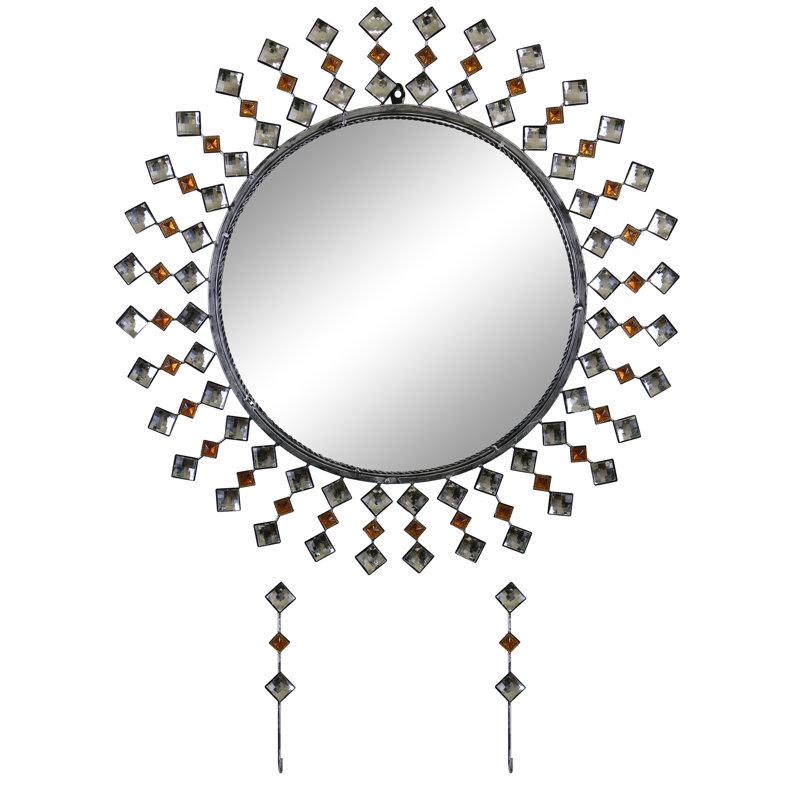 Oversized Round Entry Way Wall Mirror