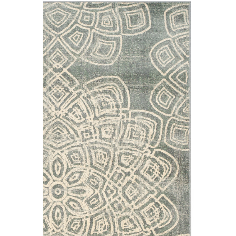Tapis à motif floral Constellation, Rectangle 8 pi x 10 pi