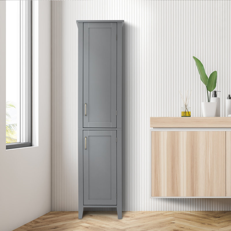 Nels Freestanding Linen Cabinet