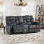 Ensemble 3 pièces inclinable manuel contemporain avec fauteuil inclinable, causeuse à 2 places et canapé à 3 places-192921373