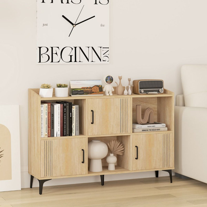 81cm H x 120cm W Metal Bookcase