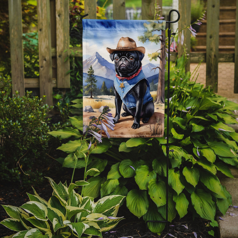 Drapeau Cowboy Welcome Garden, Carlin