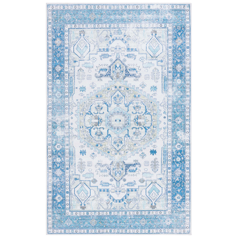 Maleek Performance Machine Washable Oriental Rug, Rectangle 8' x 10'