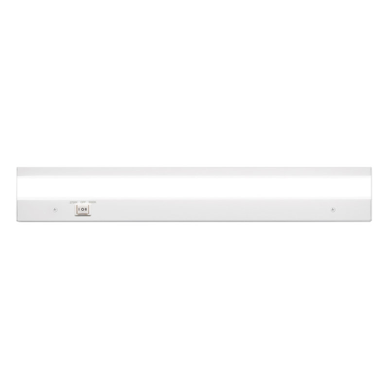 Luminaire de travail sous-armoire à DEL DUO AC-LED, Blanc, H 1 po x l 18 po x P 2,75 po