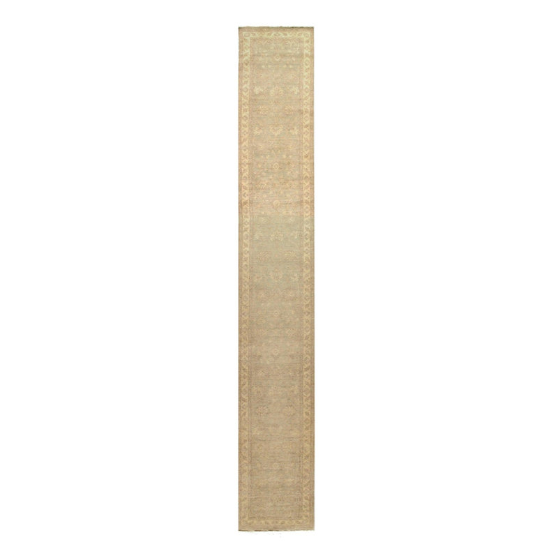 Wool Oriental Area Rug in Gray
