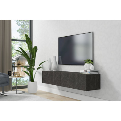 Alesandrini 53"" Floating TV Stand Up to 70"" TV's Wall Mounted Media Console -  Orren Ellis, 8F4603D02B29495DADB6EFA2628F045F