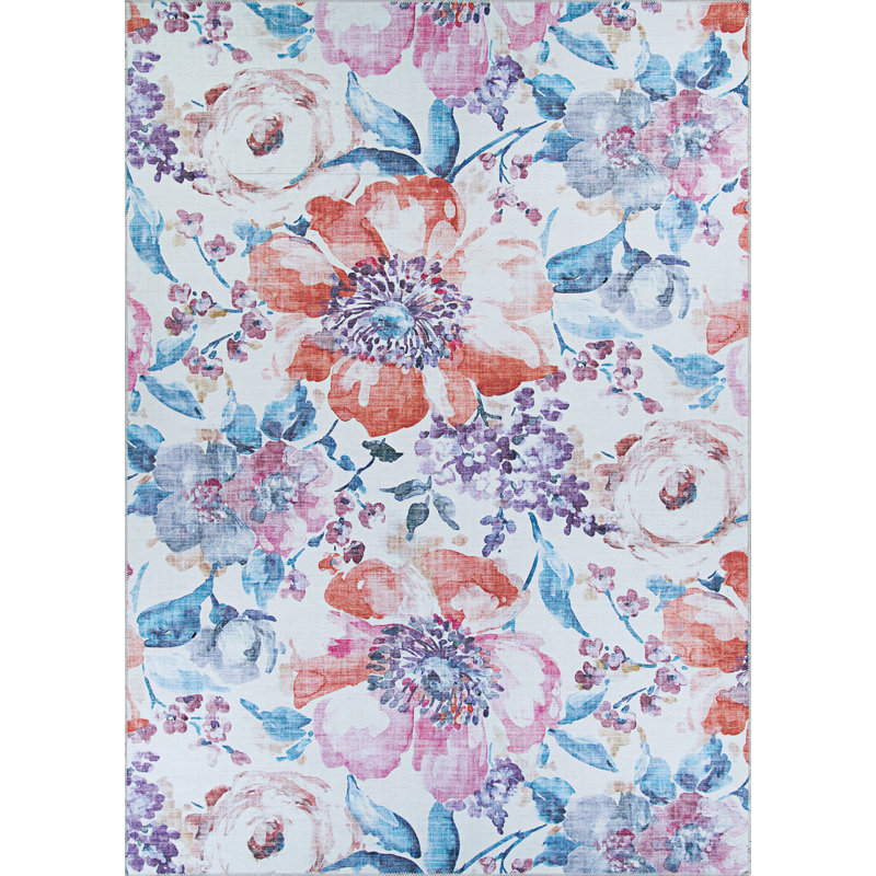 Boss Floral Indoor Rug, Rectangle 5' x 8'