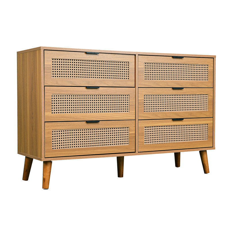 Chest Of Drawers With 6 Drawers, Brown