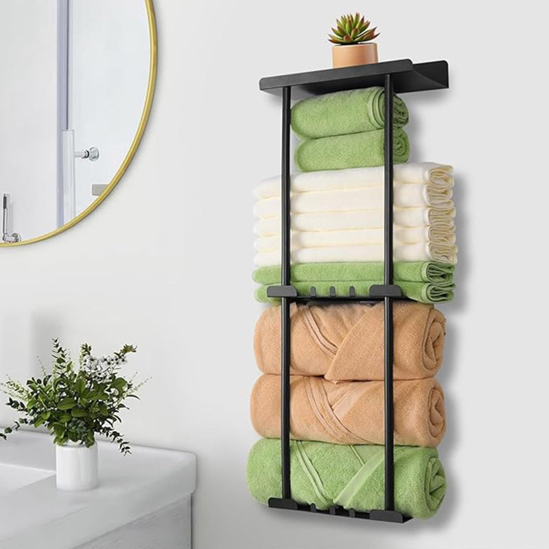 26 cm L Stainless Steel Wall Mounted Towel Rack