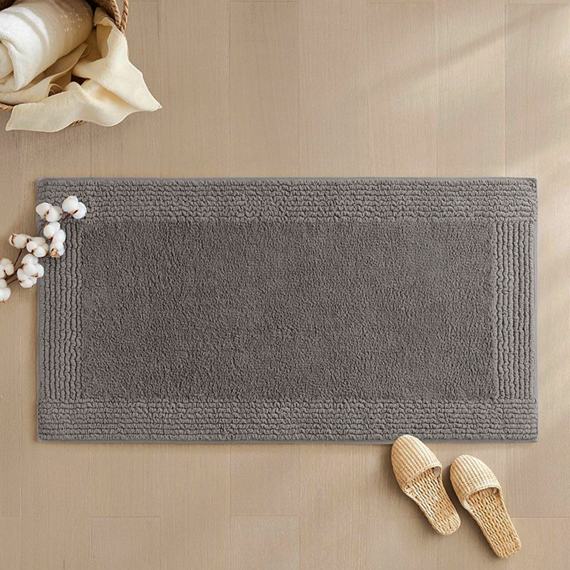 Tapis pour salle de bain 100% coton touffeté 3000 g / m² réversible - 24 po x 72 po