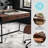 Martha Stewart Ollie 3 Drawer Home Office Desk with Metal Frame and Hardware-89946228