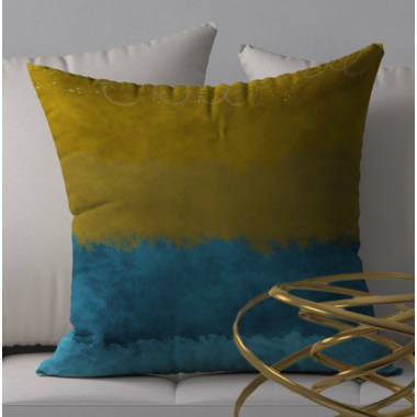 Orren Ellis Mornington Throw Pillow (Set of 2), Gold