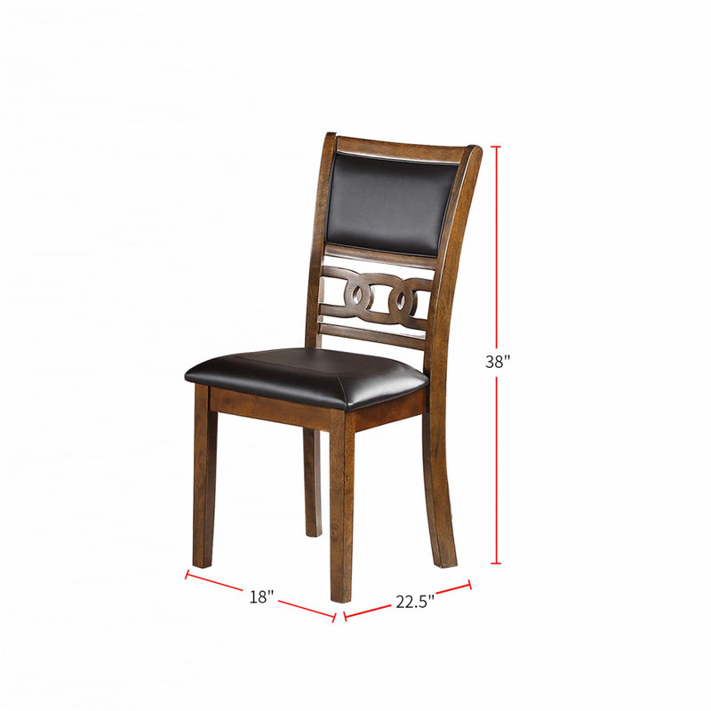 Ensemble de 2 chaises de salle à manger rembourrées