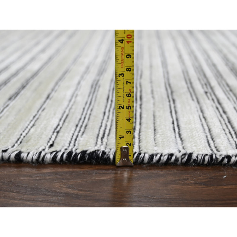Valierius One-of-a-Kind Rectangle 12'1" X 15'1" New Age Area Rug in Ivory