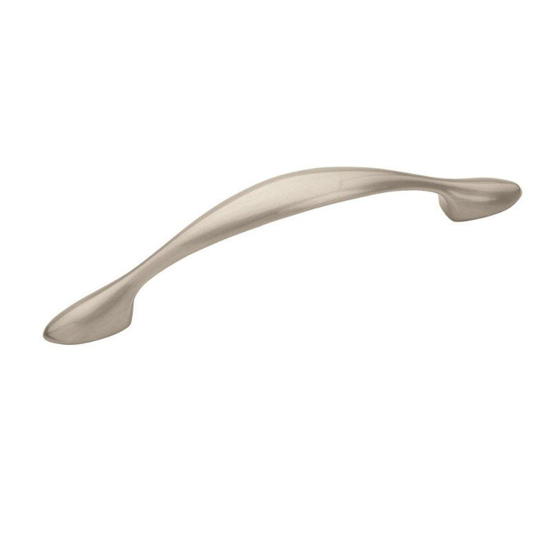 Satin Nickel 4-15/16 Inch Modern Cabinet Pull