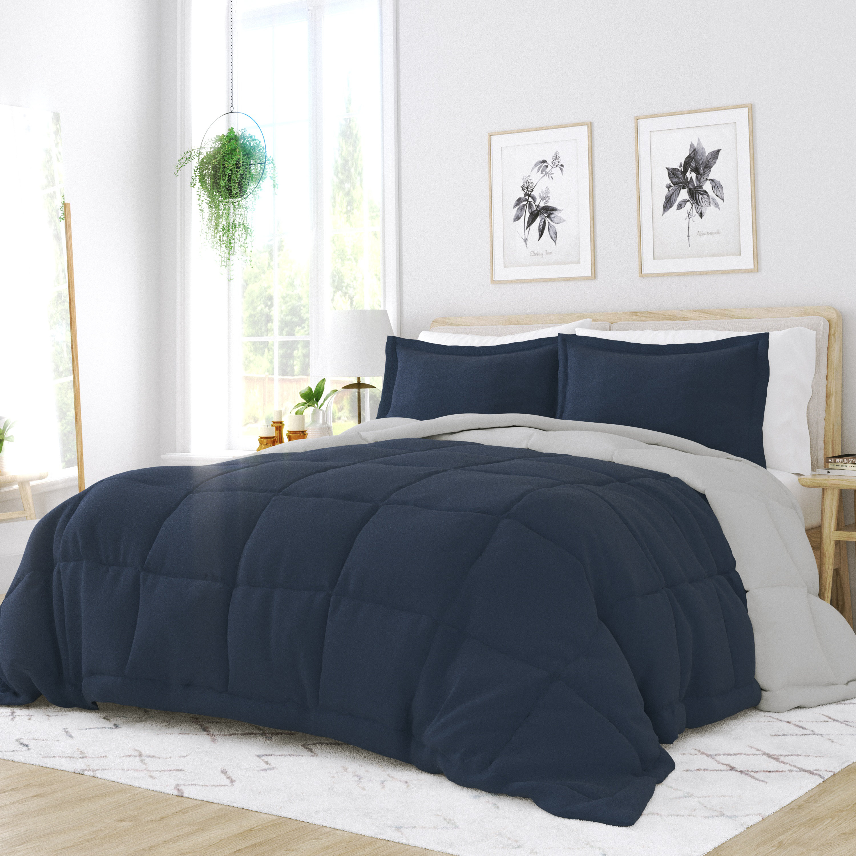 Me Sooo Comfy Queen Size Comfortable Bed Sheets - Queen Navy