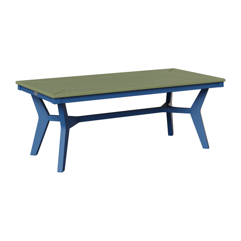 Table basse berlinoise Berlin, Bleu pacifique, Sauge